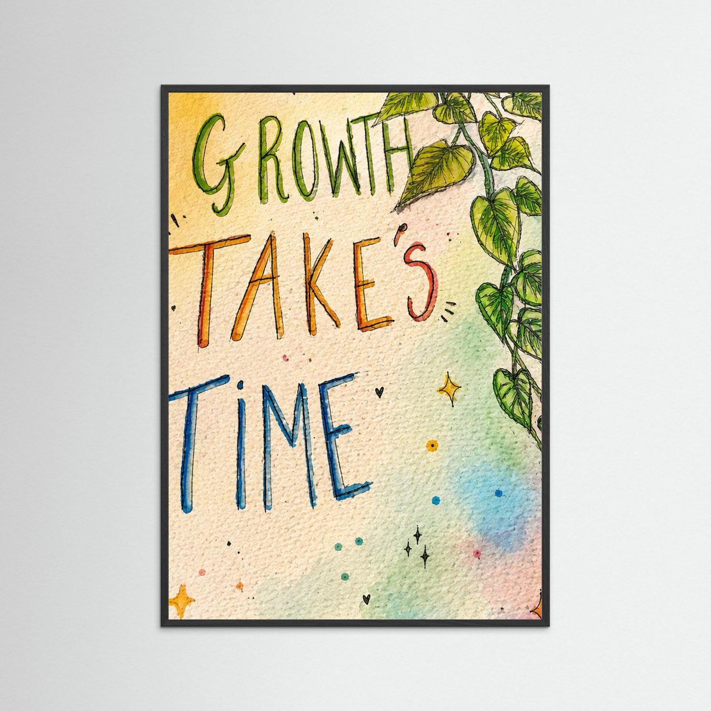 Growth Takes Time Print 