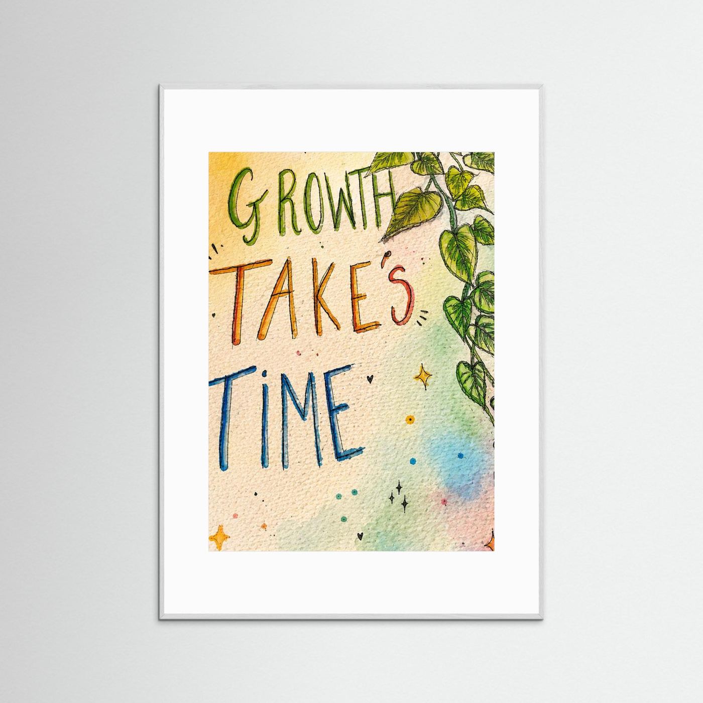 Growth Takes Time Print 