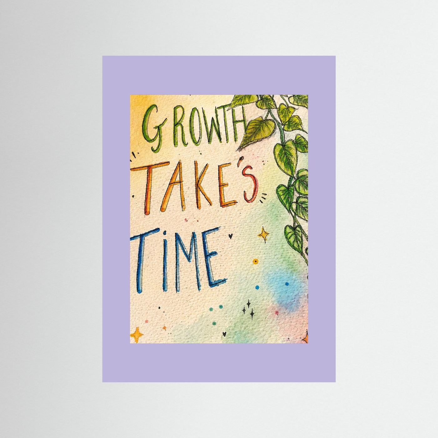 Growth Takes Time Print 