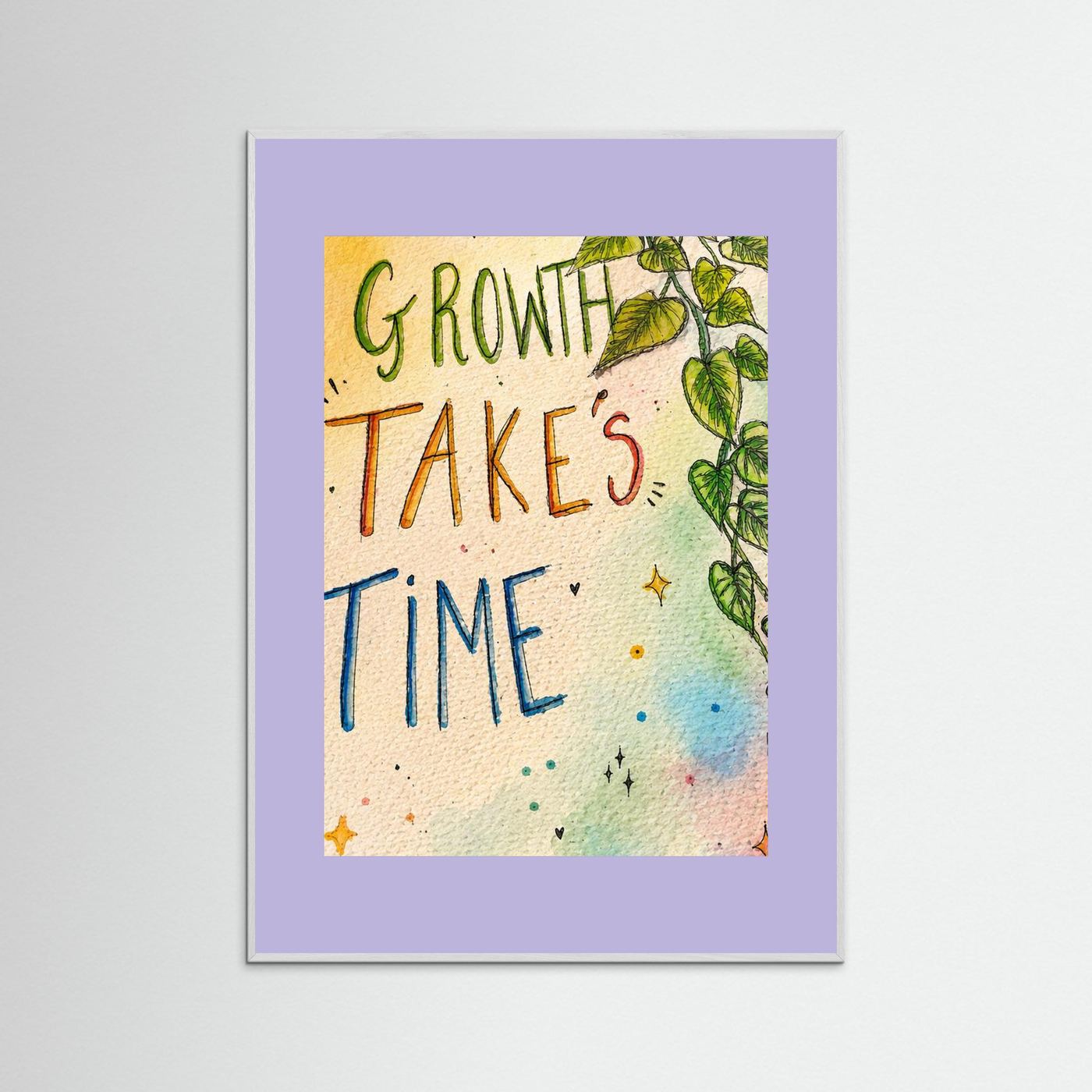 Growth Takes Time Print 