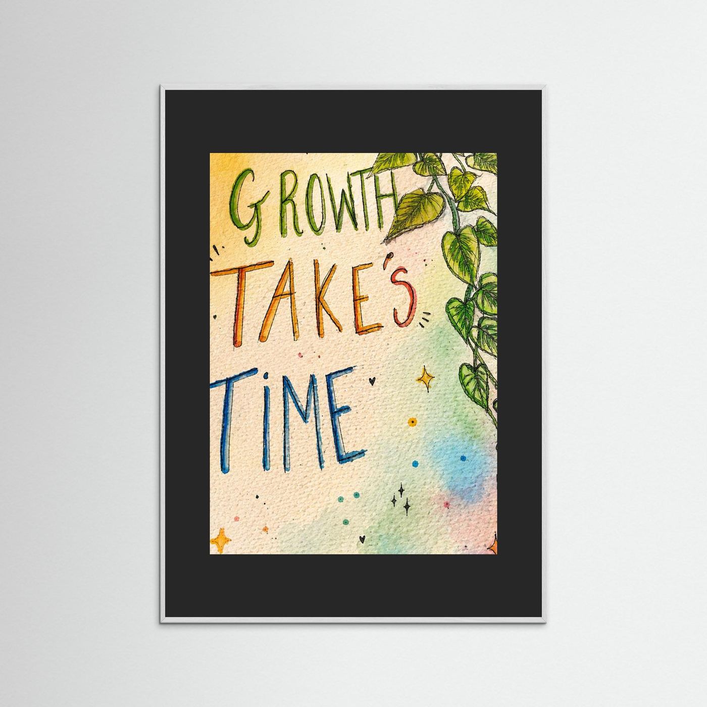 Growth Takes Time Print 