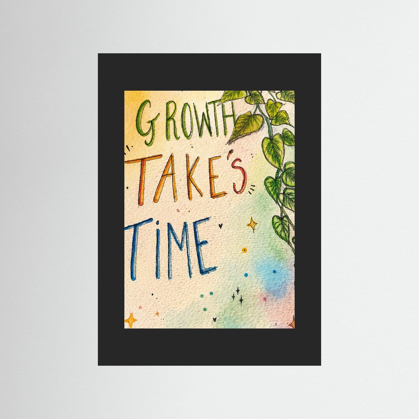 Growth Takes Time Print 