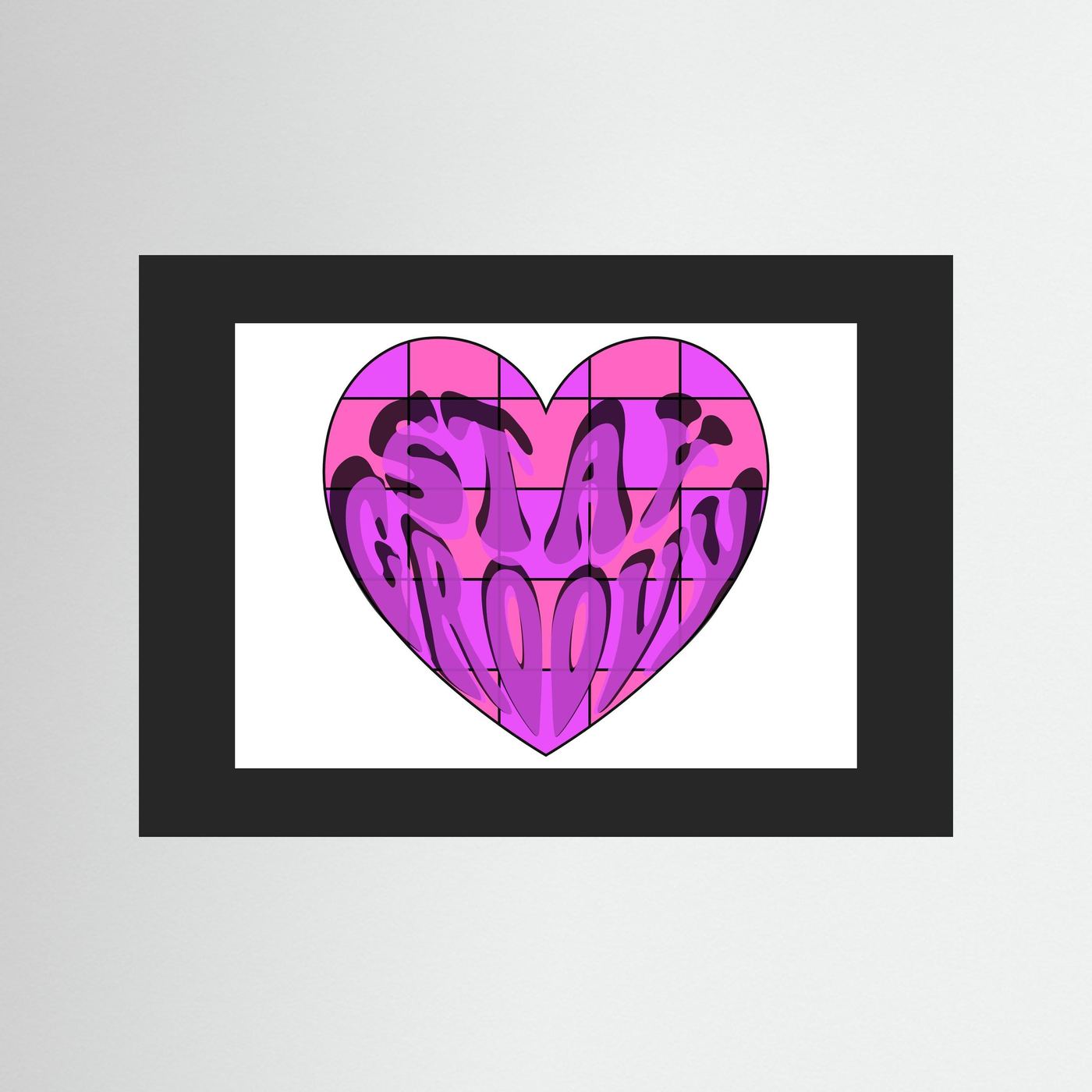 Stay Groovy Print By Srgstudio
